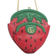 Gucci Pochette Forma Fragola 719725 Rosso