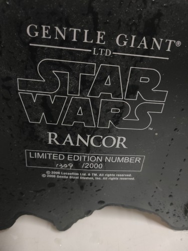 Rancor gentle giant numéroté - rancor,