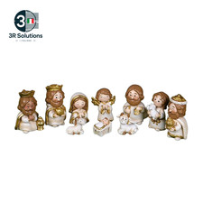 Christmas Eater Scene Figure