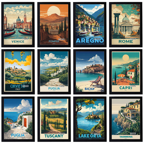 Poster vintage vacanze viaggi - vacanze,