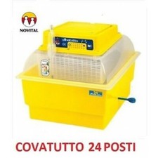 INCUBATRICE MANUALE COVATUTTO 24 POSTI PER TUTTE LE TIPOLOGIE VOLATILI NOVITAL