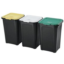 Set 3 Pezzi Pattumiera