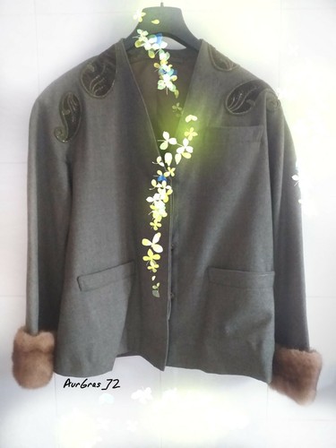 Giacca con dettagli sartoriali