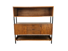 Credenza in teak anni '70 | Credenza stile svedese Vintage | Vintage Sideboard