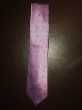CRAVATTA TIE NECKTIE - OVIESSE - GLICINE BLU - 100% POLIESTERE