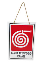 Cartello lancia antincendio