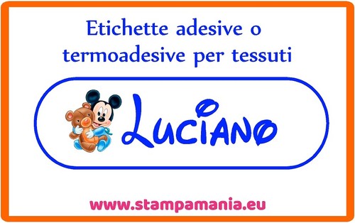 Kit etichette adesive o - etichette,