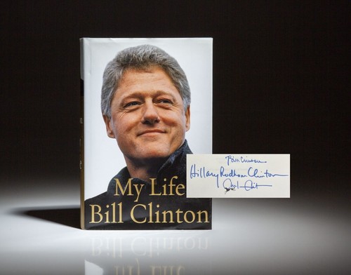 Bill clinton life signed - clinton,