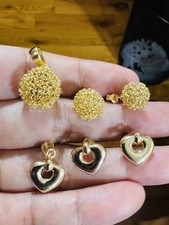 Set orecchini e pendenti cuore