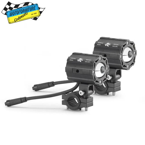 Coppia faretti neri led - neri,
