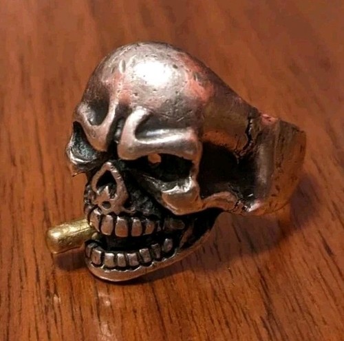 Anello teschio argento 925 con - anello,