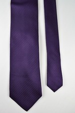 CRAVATTA IANNALFO&SCARIGLIA, TIE MADE IN ITALY, PURPLE, 100% SILK, SETA