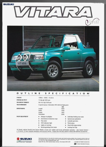 Suzuki vitara verdi - vitara, soft