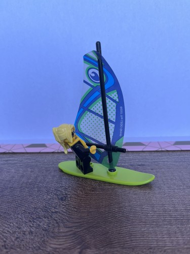 Lego windsurfer minifigure - windsurfer, con