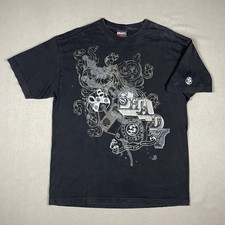 MAGLIETTA VINTAGE Y2K SHADY LTD EMINEM GRAFICA UOMO LARGE NERA ANNI 2000 RAP HIP HOP