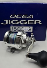 Mulinello Shimano 11 Ocea Jigger 1500 HG Baitcast mano destra dal Giappone
