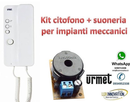 Cornetta citofono urmet bianco - urmet,