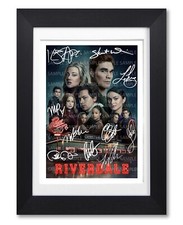 RIVERDALE CAST SIGNED TV SHOW SERIES SEASON POSTER PHOTO AUTOGRAPH GIFT K J APA