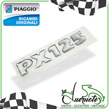 TARGHETTA SCRITTA VESPA PX 125