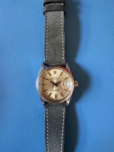 Rolex datejust 16013 gold and - rolex,