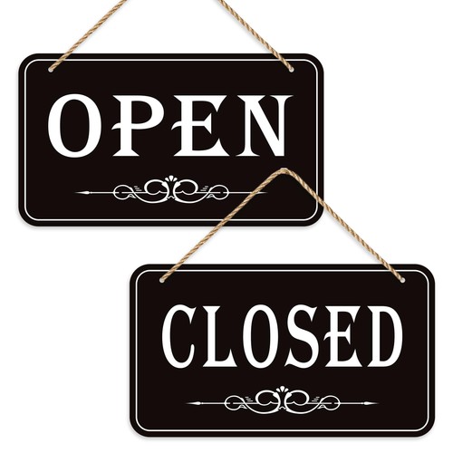 Inch open closed sign for - 12,