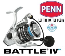 Mulinello da Pesca Penn Battle IV DX 6000 2025 Spinning Mulinelli Nuovo ✅