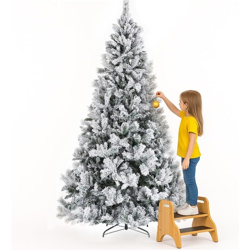 Albero natale innevato - di,