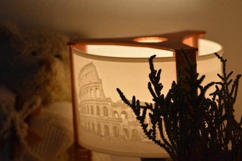 Lampada comodino con foto - da,