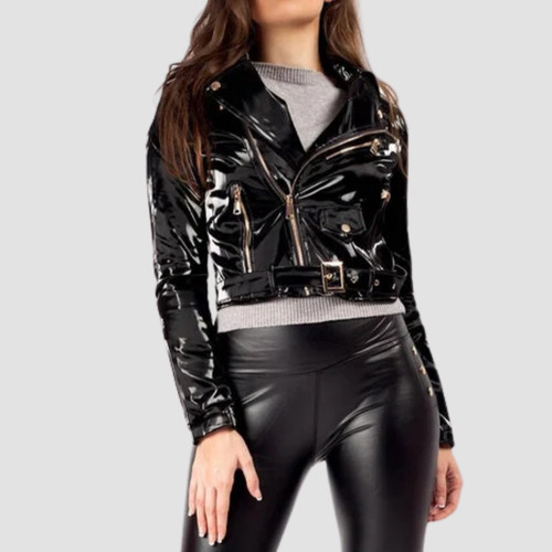 Giacca motociclista donna - giacca,