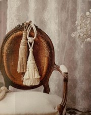 Nappa tenda embrasse fermatenda in juta Blanc Mariclo' avorio