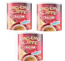 3 x Crastan Ginseng and Coffee Instant Coffee Bean Coffee 200 g 25 x Cups