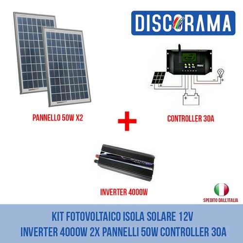 Kit fotovoltaico isola solare - kit,
