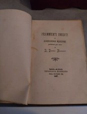 3 Libri antichi rari Allessandro Manzoni Per Collezionisti I Promessi Sposi 1800
