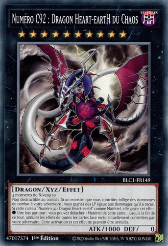 Numéro c92 dragon - yu-gi-oh!,