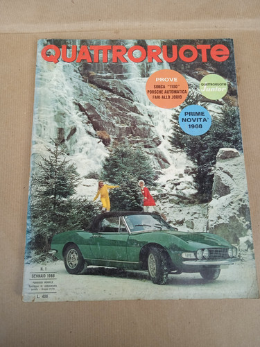 Rivista quattroruote gennaio - rivista,