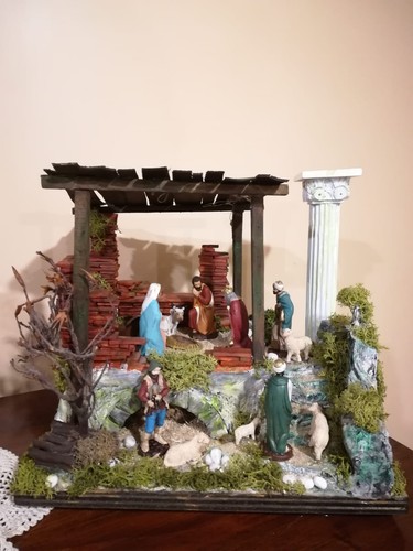 Presepe napoletano natività - presepe, natività/