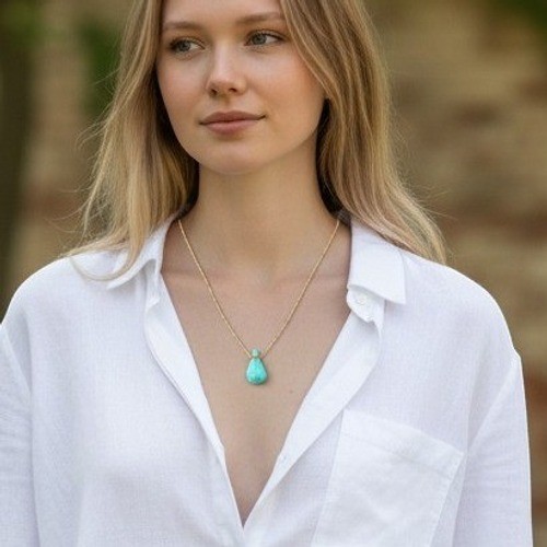Collana bottiglia profumo - bottiglia,