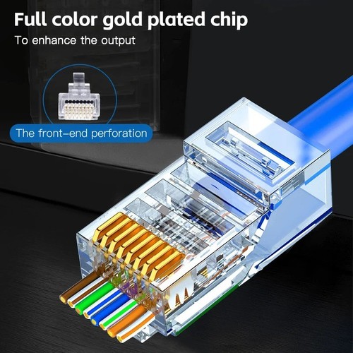 50x connettori rj45 cat - connettori, utp