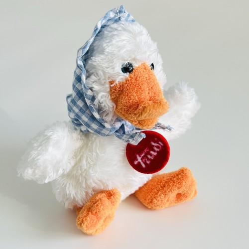 Peluche anatra bianca trudi - anatra,
