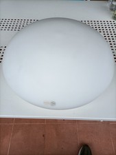 Plafoniera Vintage vetro Opalina Murano - Lotto n. 2 plafoniere con supporto