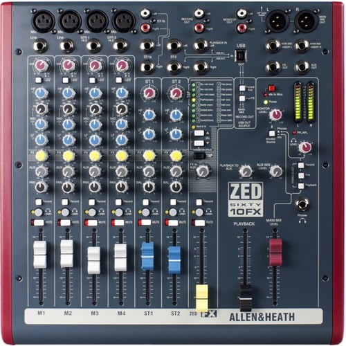 Allen heath zed60 10fx - allen, zed60-10fx