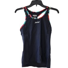 Zoot Triathlon Canotta Media Senza Maniche Nera Donna Maglia Allenamento Palestra