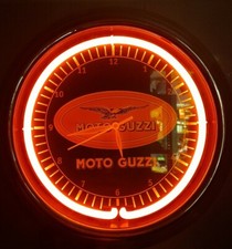 Moto Guzzi Orologio Originale Firmato Funziona A Pile Illuminazione Notturna
