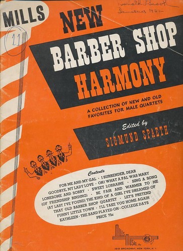 Barber shop harmony - :, a