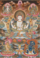 Thangka Nepal Tara Bianca