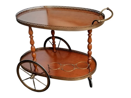 Carrello bar legno ed - carrello,