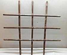 Antica grata griglia in ferro battuto per finestra 70x75