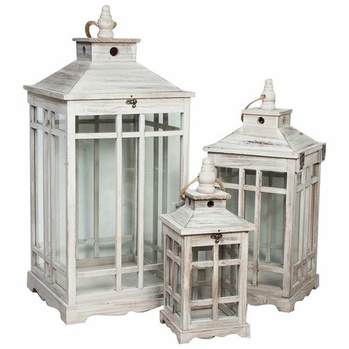 Set lanterne in - 3, legno