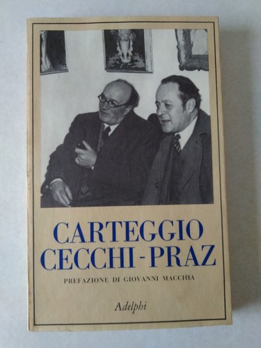 Carteggio cecchi praz - "carteggio, cecchi-praz"