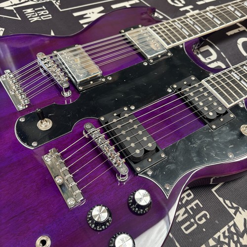 Chitarra elettrica viola - chitarra,